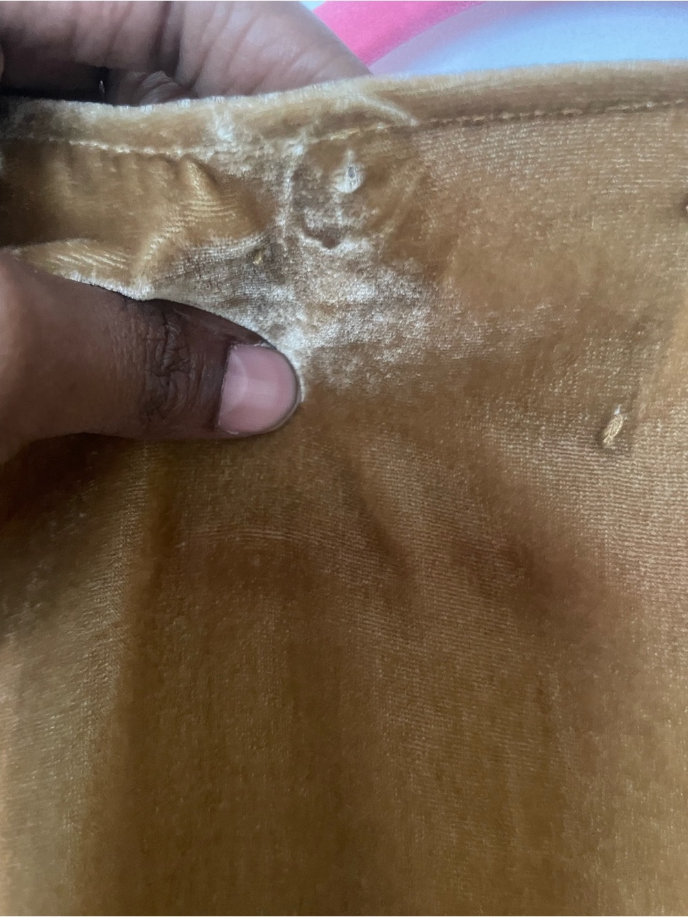 Reformation Chrissy Long Sleeve Velvet Wrap Dress in Caramel - Picture 11 of 11